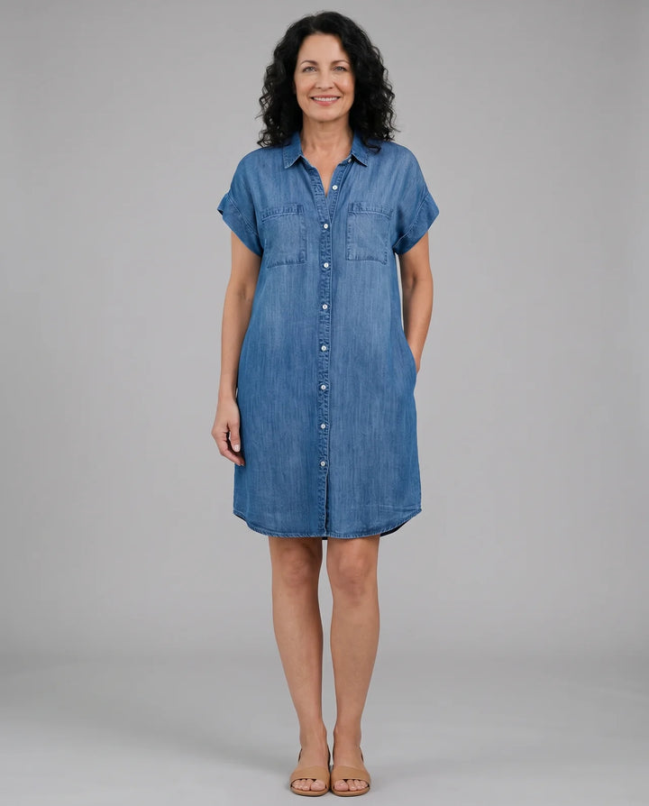 Helen | Button-Down Shirt Dress