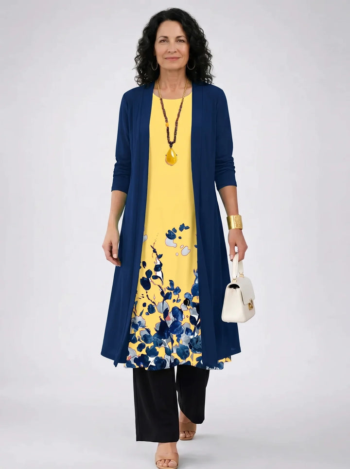 Gloria | Elegant Kimono 2-Piece Set