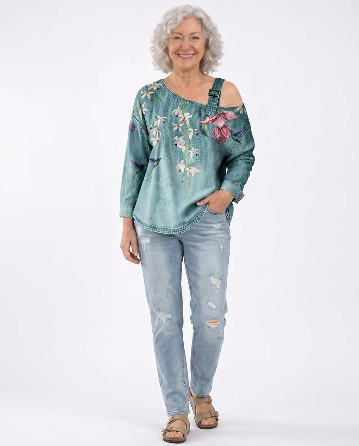 Danielle | Off Shoulder Denim Top