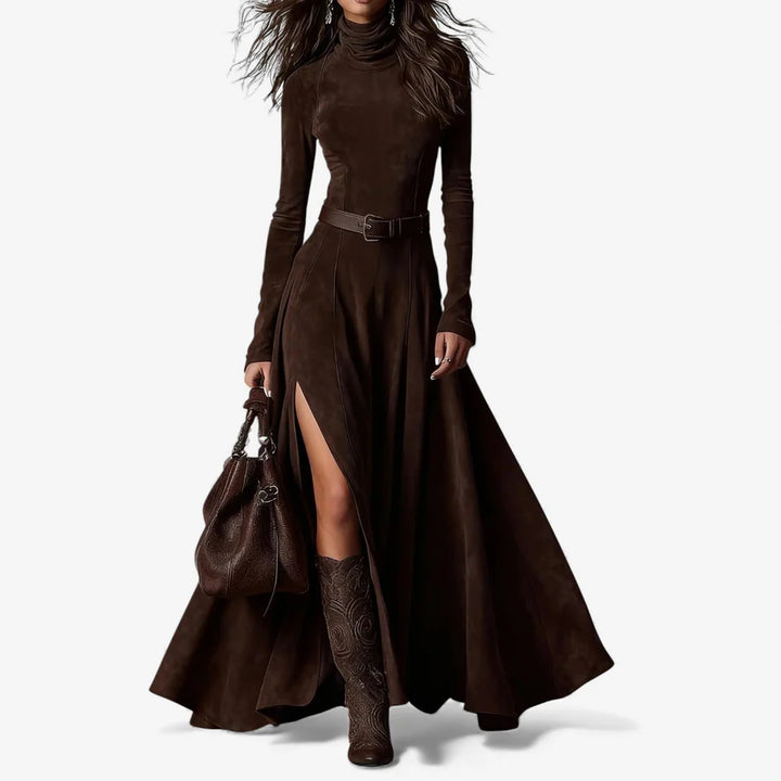 Elodie | Elegant Maxi Dress with Included Belt