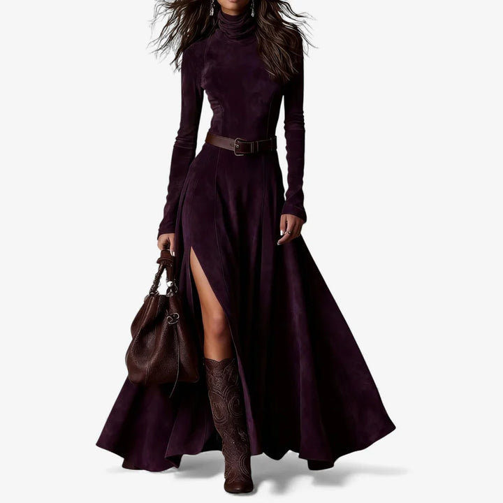 Elodie | Elegant Maxi Dress with Included Belt