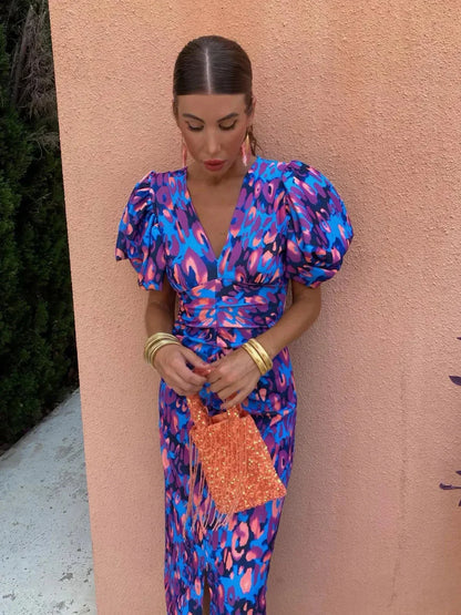 Jessira™ | Long Colorful Dress – Clara & June