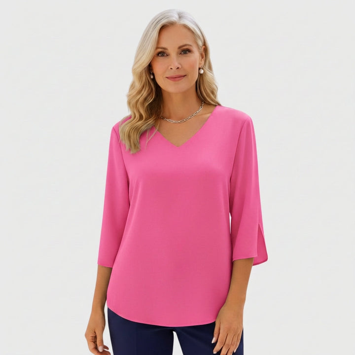 Addie™ | Casual V-Neck Everyday Blouse