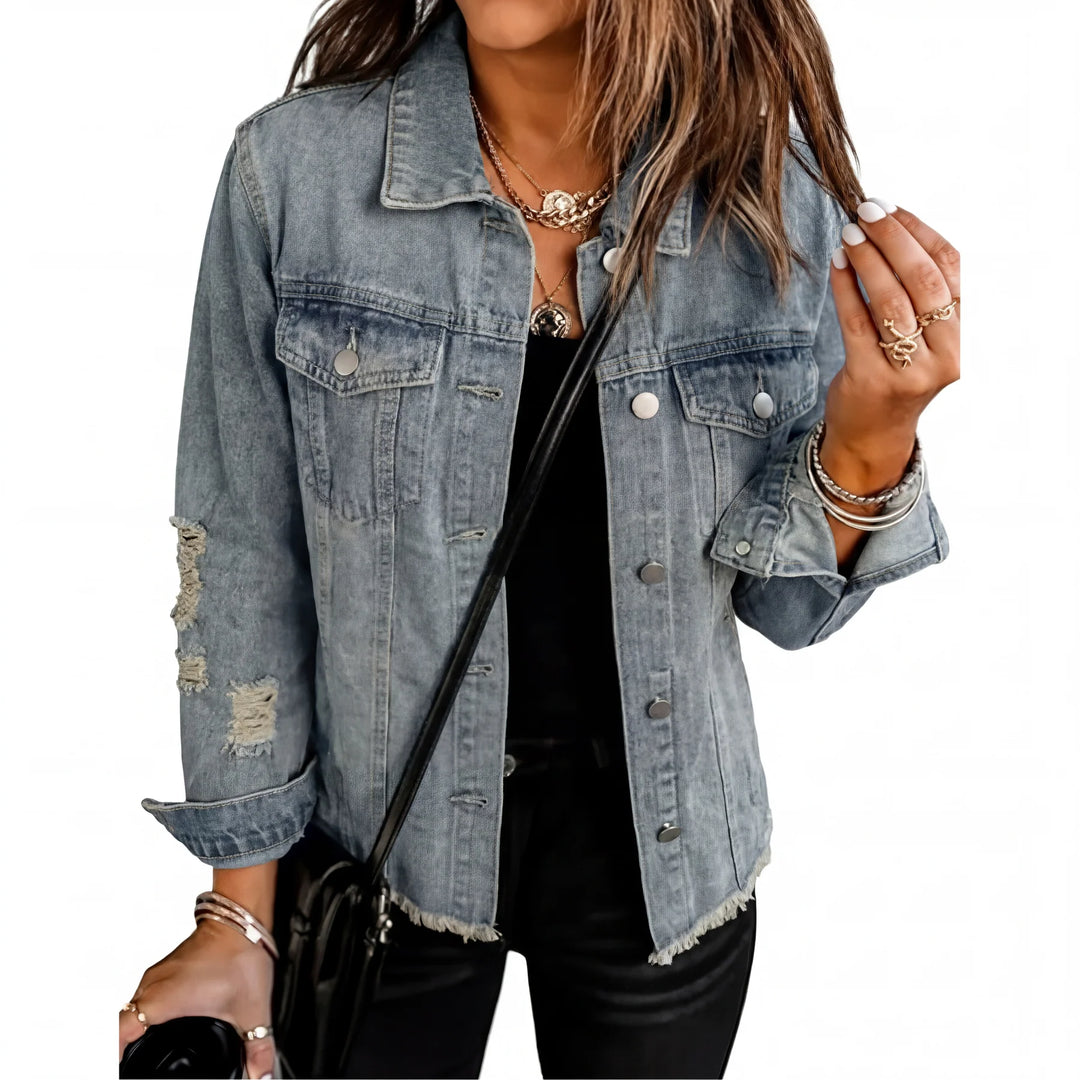 Ivoria™ | Casual Denim Jacket