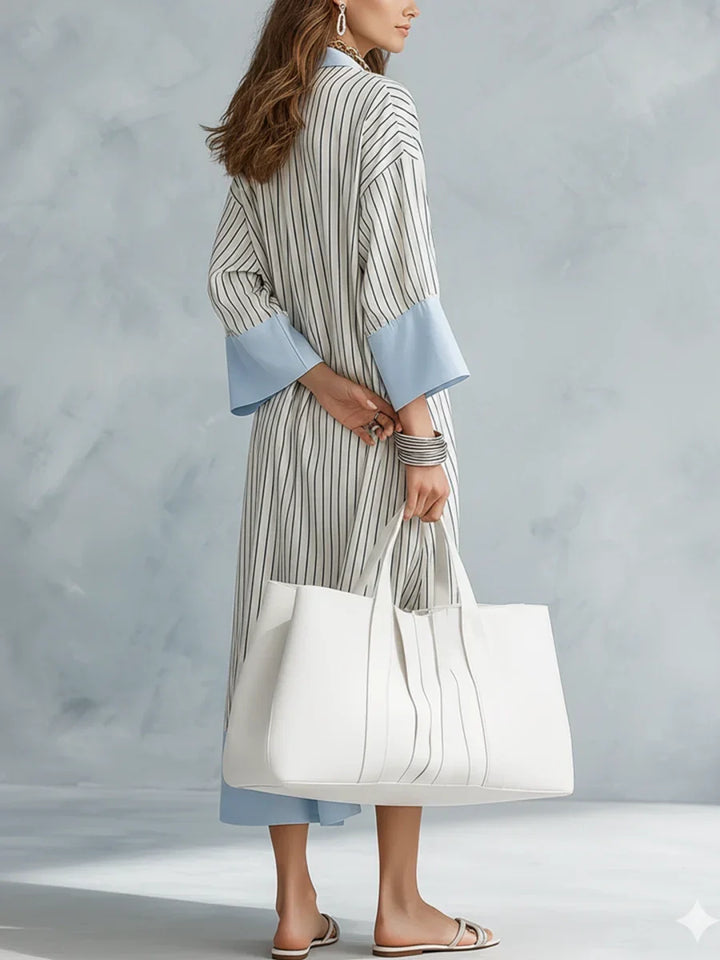 Marilee™ | Elegant Striped Loose Midi Dress